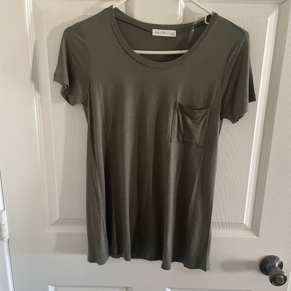 Shein Olive Green Women's Top